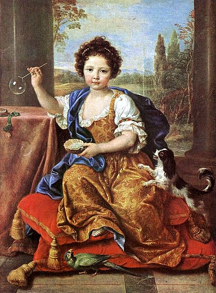 aristocratic girl by Mignard 1